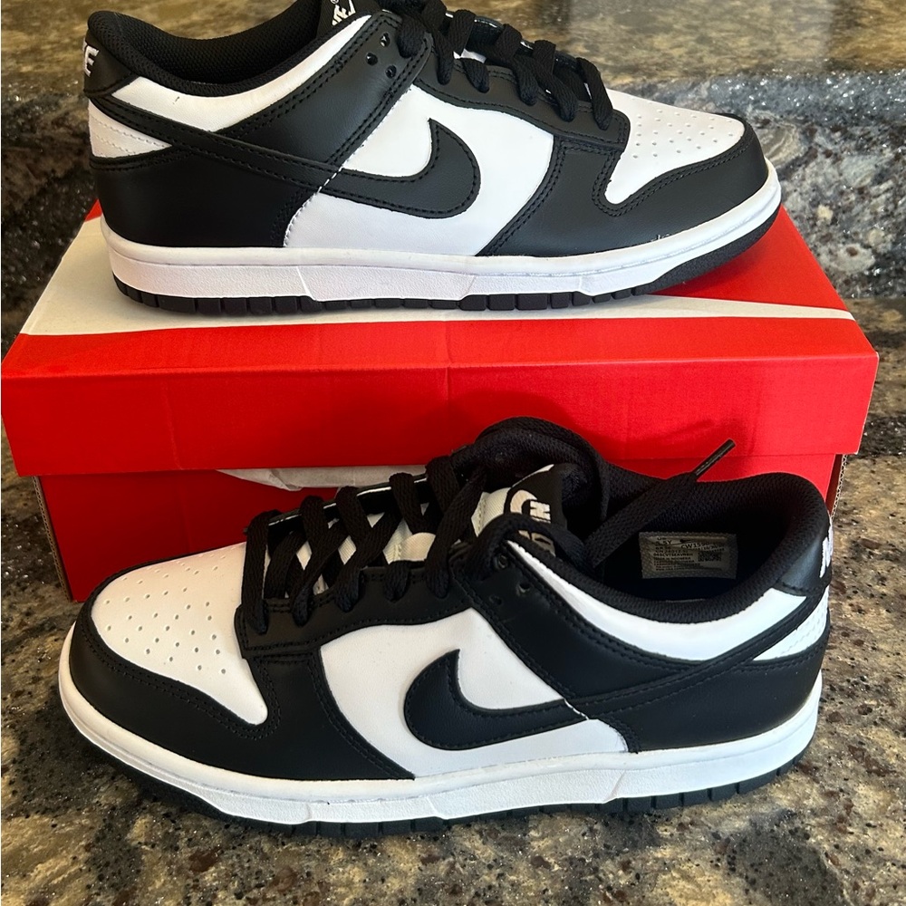 Black & White NIKE Dunk Lows